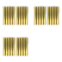 7 mm Messingrohr-Ersatz, 2-1/32 Zoll Lang, 30er-Pack