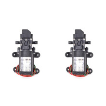 2Pcs Automatic Flow 6L/Min DC12V 70W 130PSI AUTO Diaphragm Water Pump Self Priming Pumps, Straight