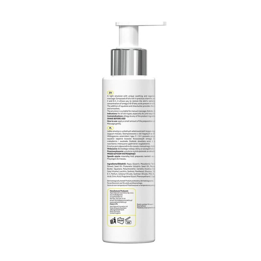 Apis Natural Cosmetics Ceramide Repair Regenerating Massage Oil With Ceramides 150 Ml - Image 5