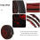 Zwarte Auto Deurbescherming Strip Praktisch Montage 1