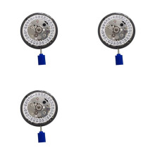3X NH34 High-Precision Watch Movement NH34 GMT Function Calendar 3O'Clock Automatic Movement Mechanism-White Calendar