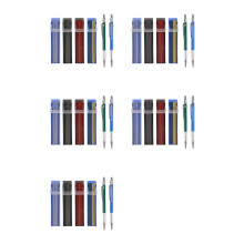 10 Pcs Welders Pencil with 48 PCS Round Refills Mechanical Pencils Metal Welding for Tube Pipe Fitter
