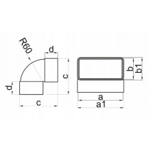 VERTIKALT VENTILATIONSBÆND 90 204x60 VENTILATIONSÅBNINGER 560