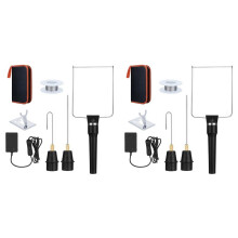 2X Foam Cutter Hot Wire Knife Foam Cutter Tool Set 3 Cutting Machine Pen for Cutting,Handcraft DIY EU Plug