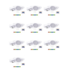 10X DIY Model for Led Lamp Kit,Bright Light -Efficient Custom Lighting Project Multicolor Led Light Parts
