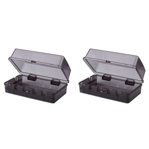 2X New Outdoor Electrical Box Waterproof Dustproof Wall Mounted Outdoor Outlet Cover Lockable Large Capacity Socket Box