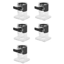5X Base de Enrutador de Madera Base de Recortadora Eléctrica Base de Fresadora de Recorte de Carpintería para RT0701C para WU601
