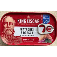 TORSKELEVER 115G KING OSCAR
