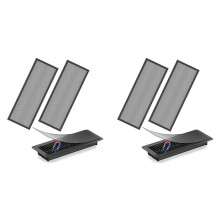4x Couvercles D'Aération de , 4 X 12 Pouces, Couvercles D'Aération Magnétiques, Filtre D'Aération en Maille, Couvercles D'Aération de Registre de