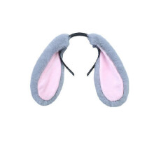 (color 2) Animal Furry Ears Hair Headband Halloween Costume Headwear For Women Men At Birthday Party Anime Theme