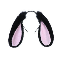 (color 5) Animal Furry Ears Hair Headband Halloween Costume Headwear For Women Men At Birthday Party Anime Theme