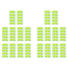 100Pc Bubble Spirit Level 10X10X29mm Square Levels for Wall Frames Art Displays Picture Hanging RV Tripod Measuring