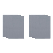 6 Stuks Rubberen Stempelvellen voor Lasergraveermachine, A4 Rubberen Stempelvellen voor Lasersnijder, 2,3 mm Grijs
