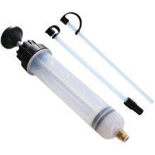 2X 500Cc Brake Fluid Oil Extractor Auto Oil Change Syringe with Hose Manual Fuel Filler Fluid Oil Change Evacuator Pump