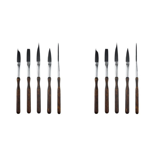 10 Pcs Pinstriping Brush Set for Professional Art and Detailing, High Performance Script Liner and Scroll Brushes