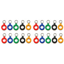 20 Stuks T5577 EM4305 Kopieer Herschrijfbare Beschrijfbare Dubbele RFID-Tag EM4100 125Khz Kaartproximity Token Keyfobs, Gemengde Kleur