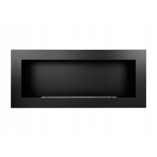 Seinään ripustettava biotakka 90x40x12 cm musta mattapintainen