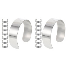 16 Stuks Polscorsage Manchetten, Armband Blanks voor Het Maken van Sieraden DIY Aangepaste Armbanden Handgemaakte Armbanden
