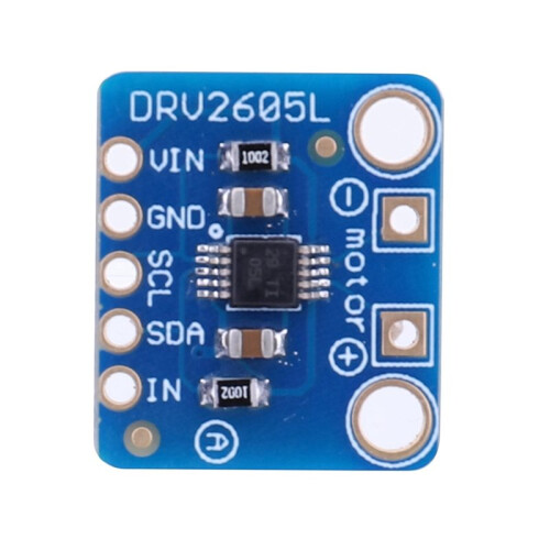 DRV2605L Haptic Motor Driver Controller Board 3V-5V with in/TRIG General Pin Vibration Motor Driver Module for