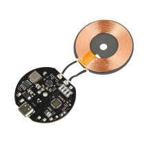 20W Wireless Charger Transmitter Module 12V 24V Type C Fast Charging Circuit Board Coil DIY Wireless Charging Pad Power