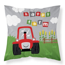 Babypudebetræk 40x40 Traktor Farm Bomuld