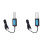 2X Single Soil Humidity Sensor Soil Moisture Transmitter RS485 Output Soil Tester 12-24V  Measurement Range 0- 1