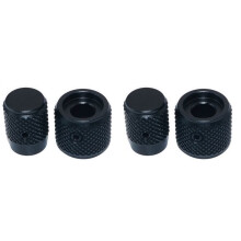 2X Aluminum Alloy Caps Solid Knob Dual-Axis Encoder Special Knob EC11EBB24C03 EC110701N2B Adjustment Knob Black