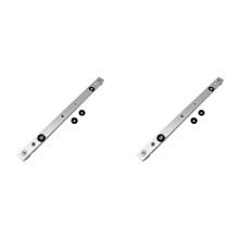 2pcs 300mm Woodworking Aluminum Alloy Miter Rail T-Track T-Slot Table Saw Router Miter Gauge Rod DIY Tool Silver
