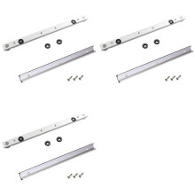 3 Set Aluminum Alloy T-Tracks Slot Miter Track and Miter Bar Slider Table Saw Miter Gauge Rod DIY Woodworking Tools