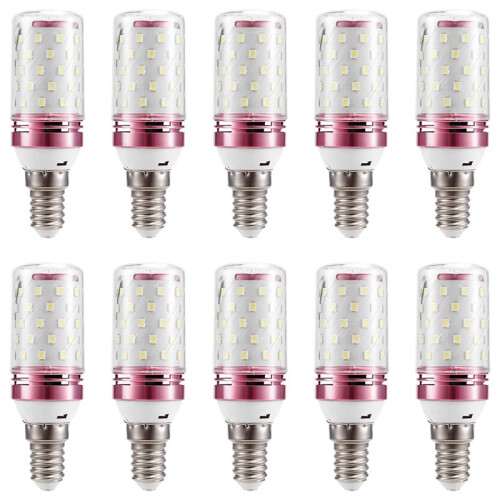 20Pcs E14 LED Corn Bulb 12W Corn Bulb Replace Halogen Lamps Small Screw-in   Efficient Bulb White Light 1
