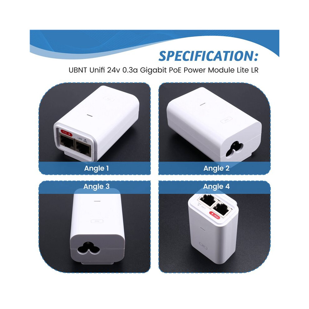 Unbnt 3X New UBNT Unifi 24v 0.3a Gigabit PoE Power Module Lite LR on OnBuy