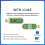 4Pcs WCH-LinkE Online Download Debugger Support WCH RISC-V Architecture MCU/SWD Interface 1 Serial Port to USB Channel 3