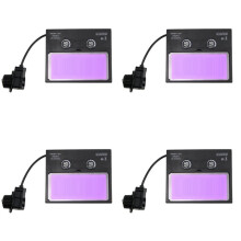 4X Solar Auto Darkening Welding Lens Panel Welding Helmet Mask Automatic Filtering Lampshade Eye Goggles