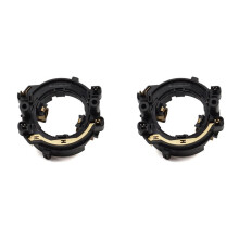 2X Ensemble de Support de Brosse en Carbone de Remplacement pour 2460 2470 HR2460 HR2470 HR2460F HR2470F Pièce de Rechange de Marteau Rotatif