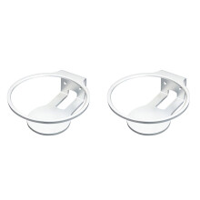 2X Wall Mount Bracket for for Home & Office Use Secure & Space-Saving Design,Stainless Steel
