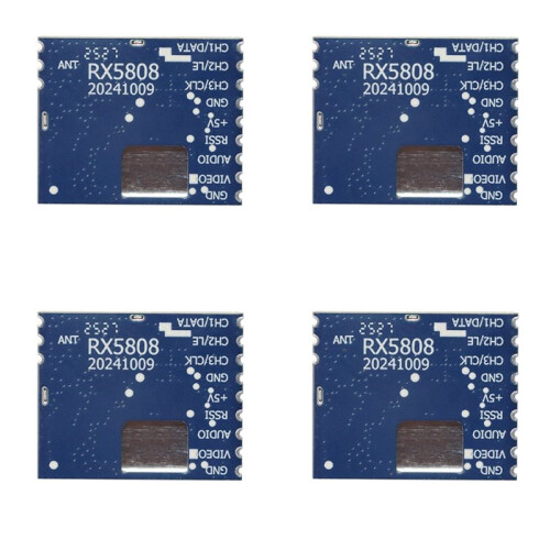 4X RX5808 5.8G VRX Wireless Audio Video Receiver Module for FPV Systems RC DIY Drone Electronic Kit