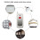5X 433MHz Wireless Remote Control Learning Code EV1527 Module with Antenna Single Button Control 1000M Long Range Opener 1