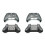 4x for  Elite 2 Case Wireless Controller Replacement Housing Shell Faceplate Front Back Case Bottom Cover A 1