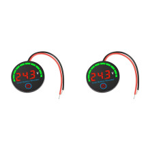 2X Indicatore di Livello Della Batteria A LED Voltmetro Digitale 12V/24V/36V/48V Tester di Carica e Tensione Scheda di Capacità Della Batteria al