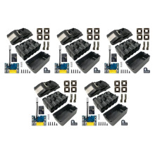 5X BL1830 10 x 21700 Battery Case PCB Charging Protection Circuit Board Shell Box BL1860 for 18V 3.0Ah 9.0Ah
