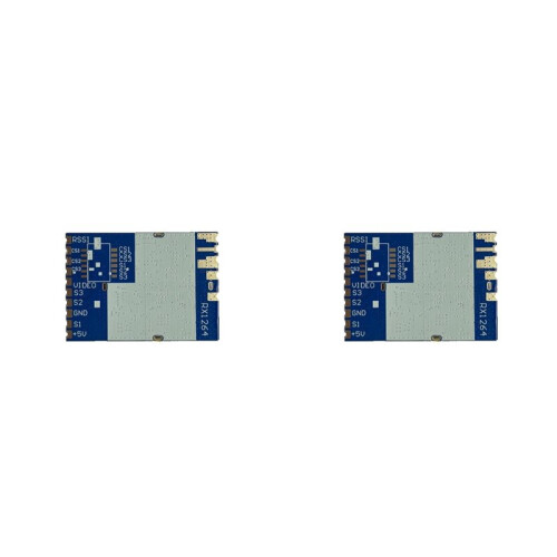 2X 1.2G 1.3G RX1264 FPV Wireless Image Transmission Module Audio and Video Transmitter and Receiver for Drones