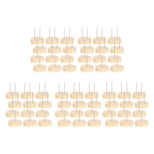 60pcs Crochet Doll Stand Doll Stand Animal Doll Toy Wooden Base Support Action Figure Stand