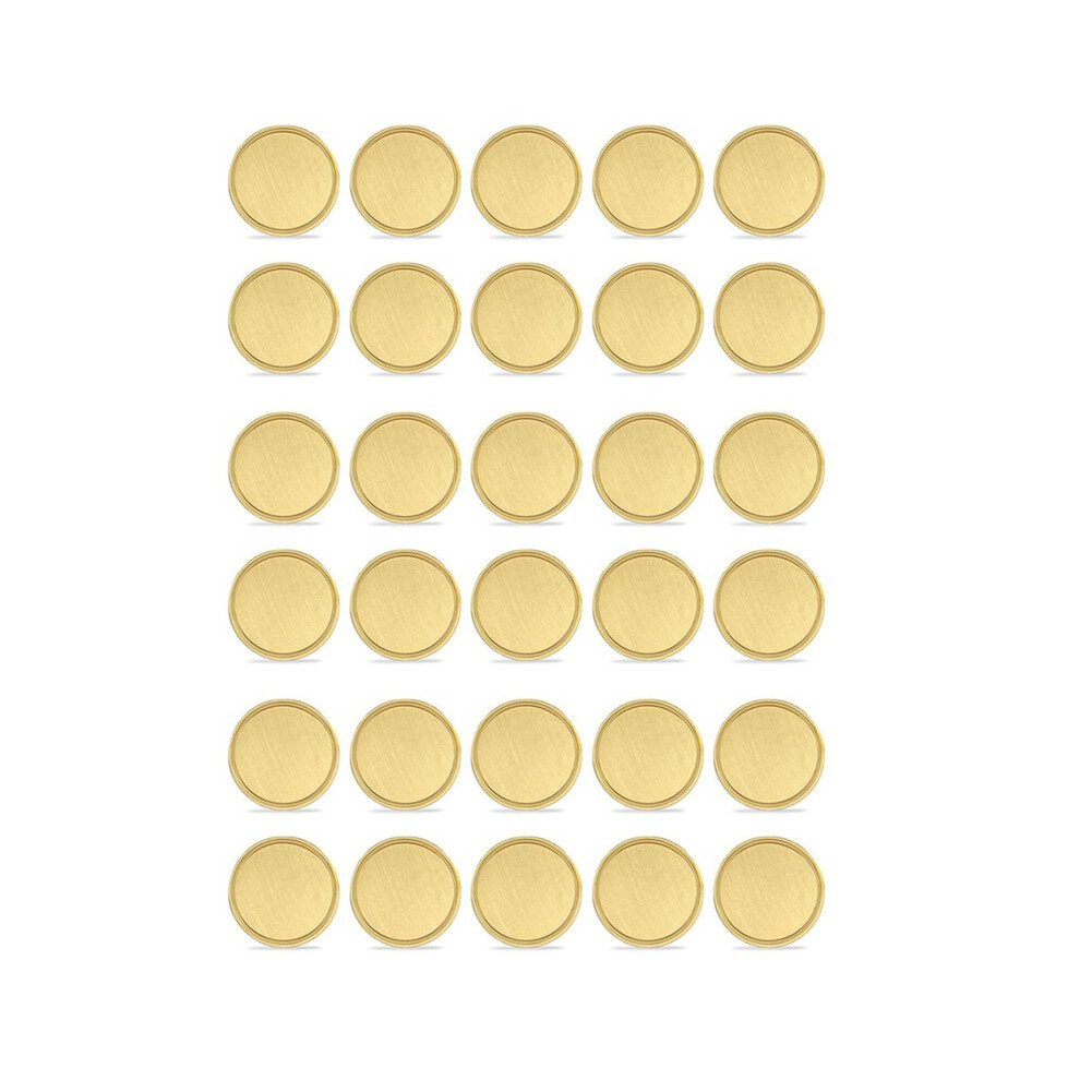 30Pcs Laser Engraving Blanks Brass Coin Blanks Metal Engraving Blank Coins 40Mm With Acrylic Protection Box 6032834495701