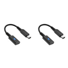 2X PD USB C Cable for NDSi 3DS LL Controller PD Charging Adapter Type C Cable with LED for 3DS Game Console Power Wire