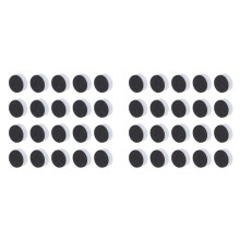 40pcs Glasses LED Light Cover Sticker for Meta and , Anti-Glare Privacy Design