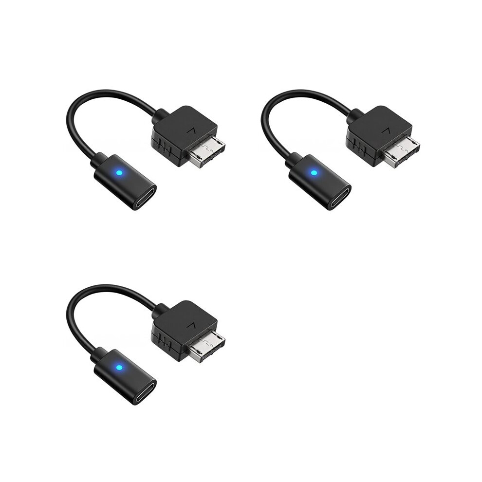 Photos - Stylus Pen 3X USB C Charging Cable for Vita 1000 Controller Type C LED Convert Cord for PS Vita 1000 Console Power Wire
