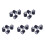 20pcs M4 Outside Inside Anti Vibration Rubber Buffer Insulator Attachment 15mmx15mm 1