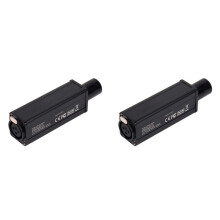 2X XLR Isolator Balanced Audio Common Ground Current Sound Elimination Noise Reduction Mixer Microphone Sound