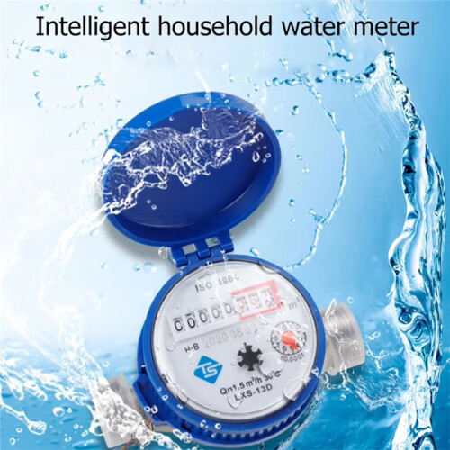 Water Meter Mechanical Rotary Pointer Counter Flow Water Meter Digital Display Water Measuring Tools 2