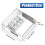 4Pcs Carpenter Pencil Sharpener Long Point Manual Pencil Sharpener with Plastic Lid 4 Holes Handheld Pencil Sharpener 7